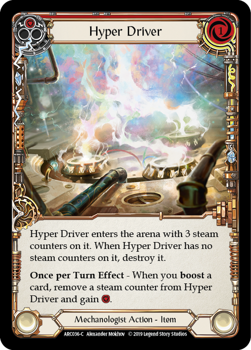 Hyper Driver [ARC036-C] (Arcane Rising)  1st Edition Normal