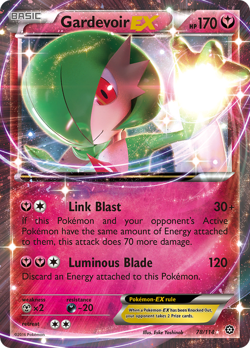 Gardevoir EX (78/114) [XY: Steam Siege]