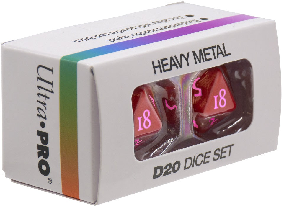 UP DICE HEAVY METAL VIVID RED