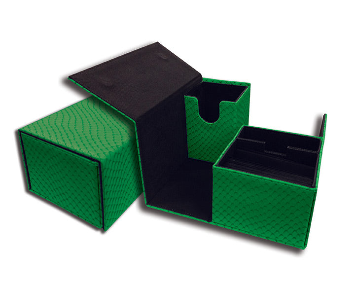 LEGION DECK BOX VAULT DRAGON HIDE GREEN