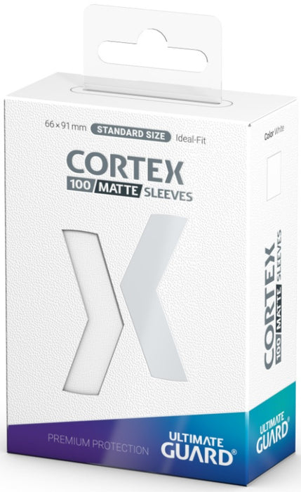 UG SLEEVES CORTEX STANDARD MATTE WHITE 100CT