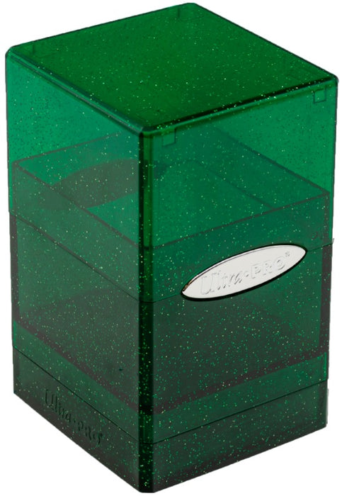 UP D-BOX SATIN TOWER GLITTER GREEN