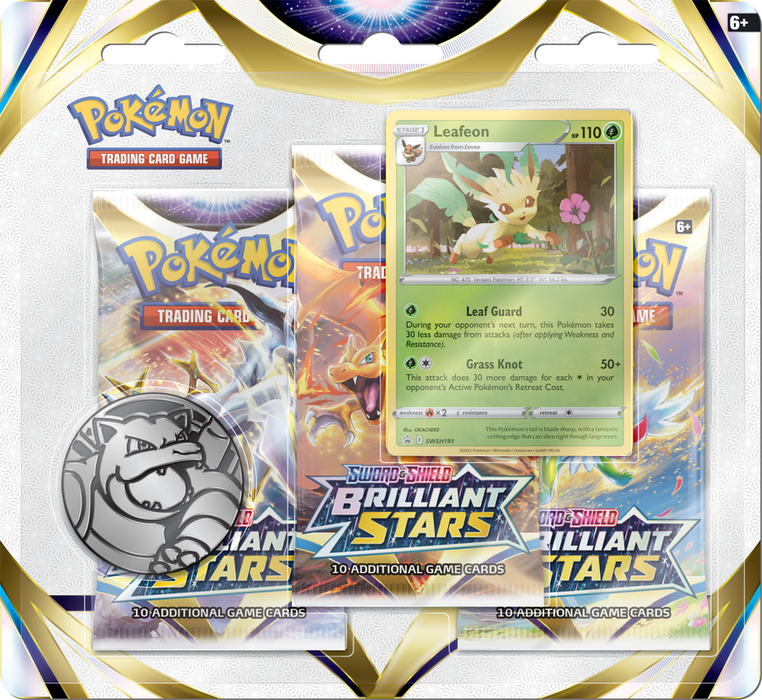 POKEMON BRILLIANT STARS-3PK blister