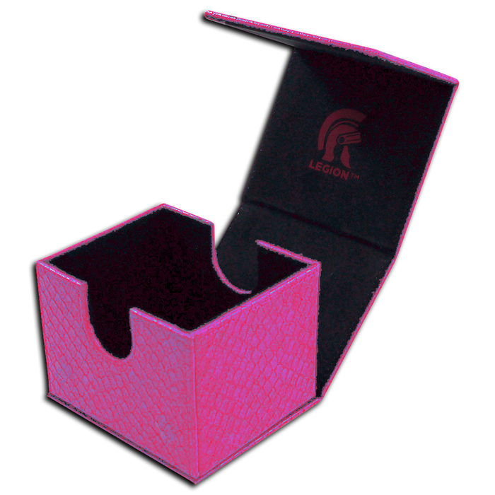 LEGION DECK BOX HOARD V2 DRAGON HIDE PINK