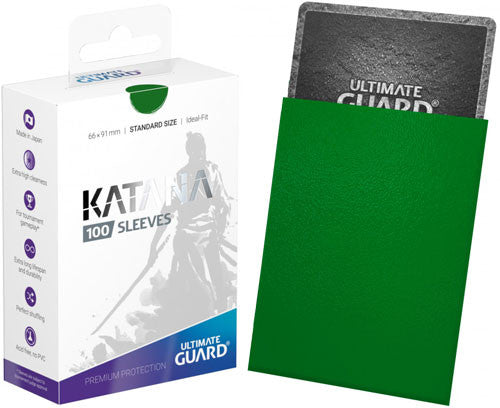 UG SLEEVES KATANA GREEN 100CT