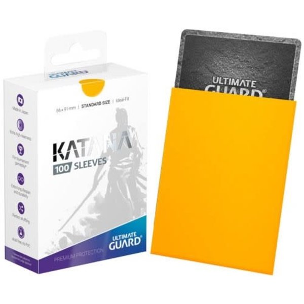 UG SLEEVES KATANA YELLOW 100CT