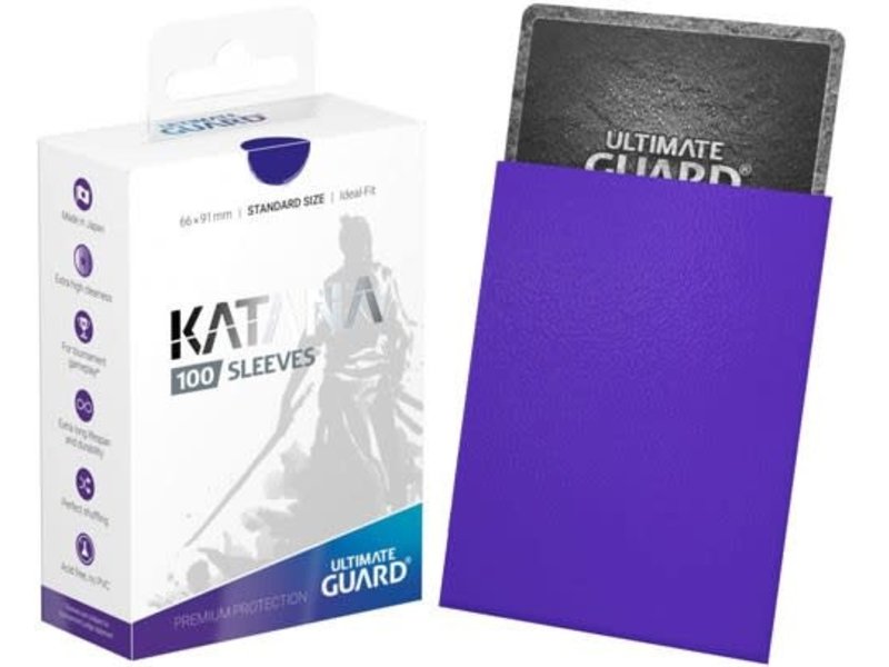 UG SLEEVES KATANA BLUE 100CT